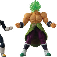 Dragonball Super 5 Inch Action Figure Basic Series - Set of 3 (SS Blue Goku - SS Blue Vegeta - SS Broly)