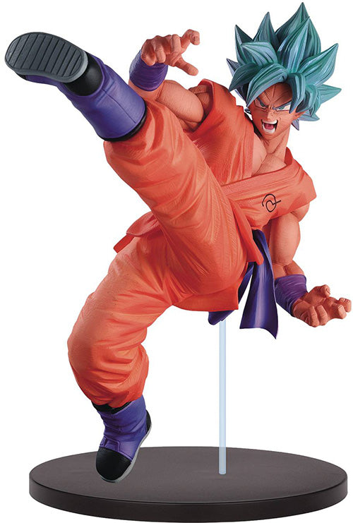 Dragonball Super 7 Inch Static Figure FES V5 - Super Saiyan Blue Goku (Shelf Wear Packaging)