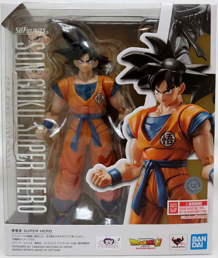 Dragonball Super Hero 6 Inch Action Figure S.H. Figuarts - Son Goku Reissue