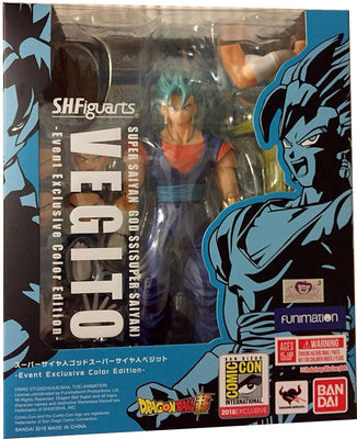 Dragonball Super 6 Inch Action Figure S.H. Figuarts - Super Saiyan Blue Vegito SDCC Exclusive