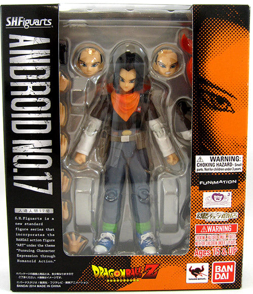 Dragonball Z 5 Inch Action Figure S. H. Figuarts - Android 17