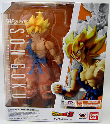 Dragonball Z 5 Inch Action Figure S.H. Figuarts - Super Saiyan Son Goku Warrior Awakening Version