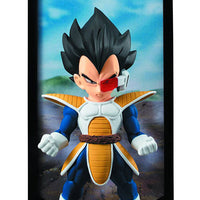 Dragonball Z 3 Inch Mini Figure Tamashii Buddies - Vegeta (Shelf Wear Packaging)