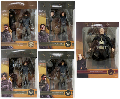 Dune 7 Inch Action Figure BAF Rabban - Set of 5 (Paul - Duncan - Jessica - Stilgar - Baron)