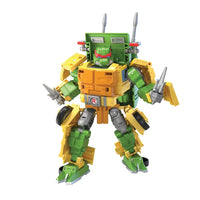 Transformers Teenage Mutant Ninja Turtles 7 Inch Action Figure Deluxe Class - Toy Party Wallop (4 Different Heads)