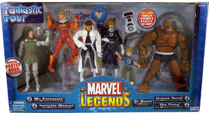 FANTASTIC FOUR Marvel Legends 5-Figure Boxed Set (Sub-Standard Packaging)