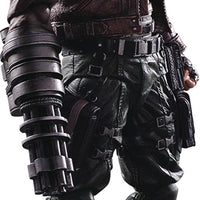 Final Fantasy VII 8 Inch Action Figure Play Arts Kai - Barret Wallace Remake (Shelf Wear Packaging)