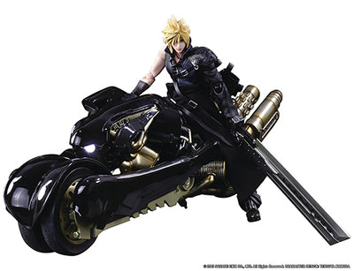 Final Fantasy VII 8 Inch Action Figure Play Arts Kai - Cloud Strife & Fenrir