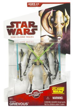 General Grievous #CW01 - Star Wars The Clone Wars Action Figure Red Line Wave Hasbro Toys