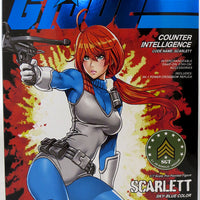 G.I. Joe 8 Inch Statue Figure Bishoujo Exclusive - Sky Blue Scarlett