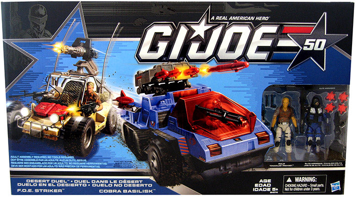 G.I. Joe 3.75 Inch Scale Action Figure Box Set Exclusive - Desert Duel Vehicles Box Set