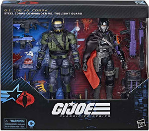 G.I. Joe Classified 6 Inch Action Figure 2-Pack - Steel Corps Commander vs Twilight Guard #141