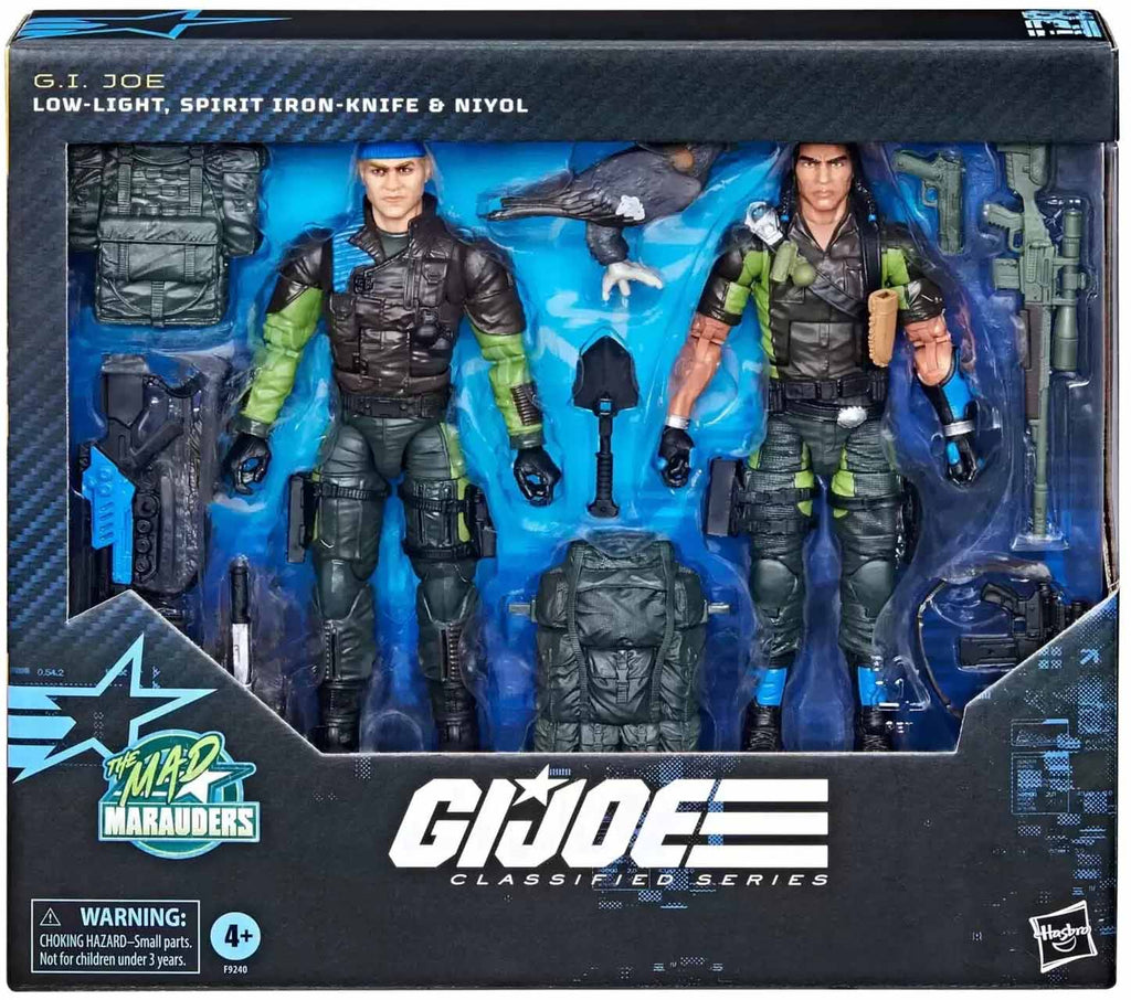 G.I. Joe Classified 6 Inch Action Figure Mad Marauders 2-pack - Low-Light & Spirit Iron-Knife