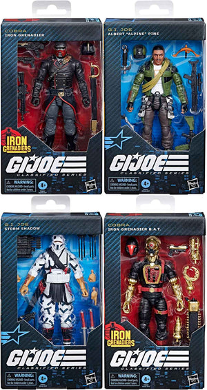 G.I. Joe Classified 6 Inch Action Figure Wave 19 - Set of 4 (#131 to #134)