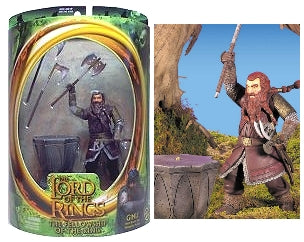 GIMLI the Dwarf Fellowship Figure Series 2 Lord of the Rings