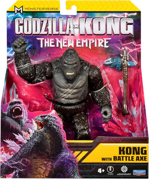 Godzilla X Kong Monsterverse 6 Inch Action Figure Basic Series - Kong With Battle Axe