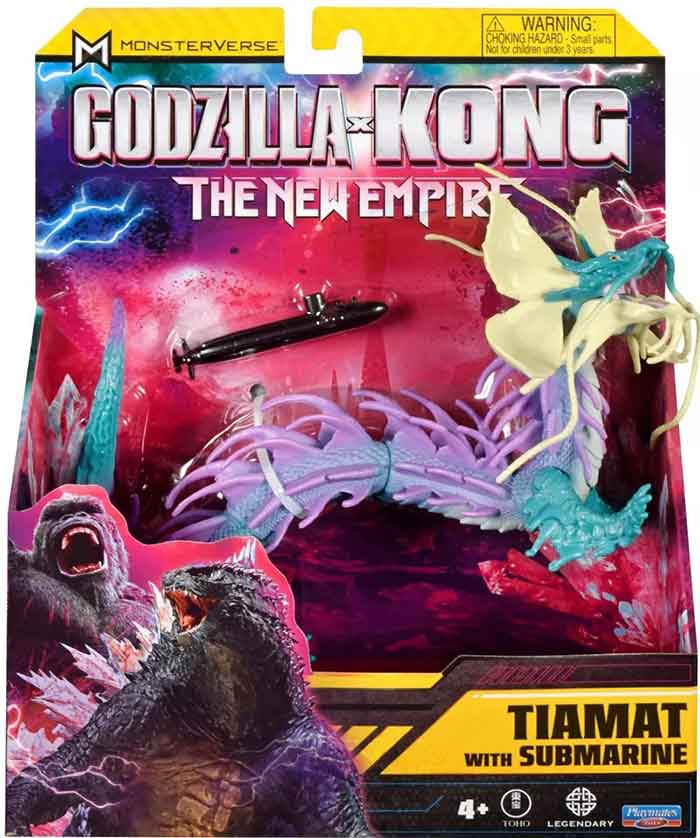 Godzilla X Kong Monsterverse 6 Inch Action Figure Basic Series - Tiamat with Submarine