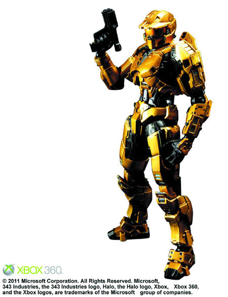 Halo Universe 8 Inch Action Figure Kai Series - Gold Spartan