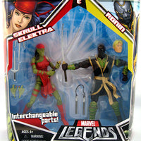 Hasbro Marvel Legends Action Figures 2-Packs: Skrull Elektra & Ronin