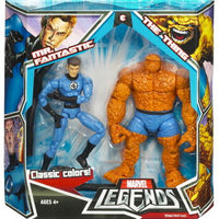 Hasbro Marvel Legends Action Figures 2-Packs Wave 1: Mr Fantastic & Thing (Non Mint Packaging)