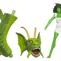 Marvel Legends Hulk 6 Inch Action Figures BAF Fin Fang Foom - Savage She-Hulk