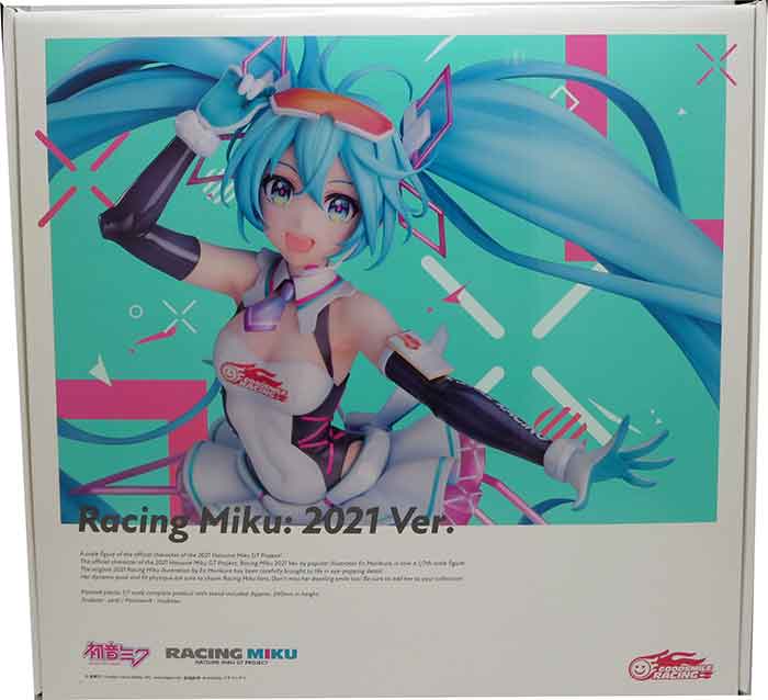 Hatsune Miku GT Project 9 Inch Statue Figure 1/7 Scale PVC - Racing Miku 2021 Version