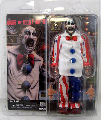 House of 1000 Corpses 8 Inch Doll Figure Clothed Retro Series - Captain Spaulding