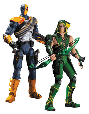 Injustice Gods Among Us 3.75 Inch Action Figure 2-Pack Series - Deathstroke vs Green Arrow