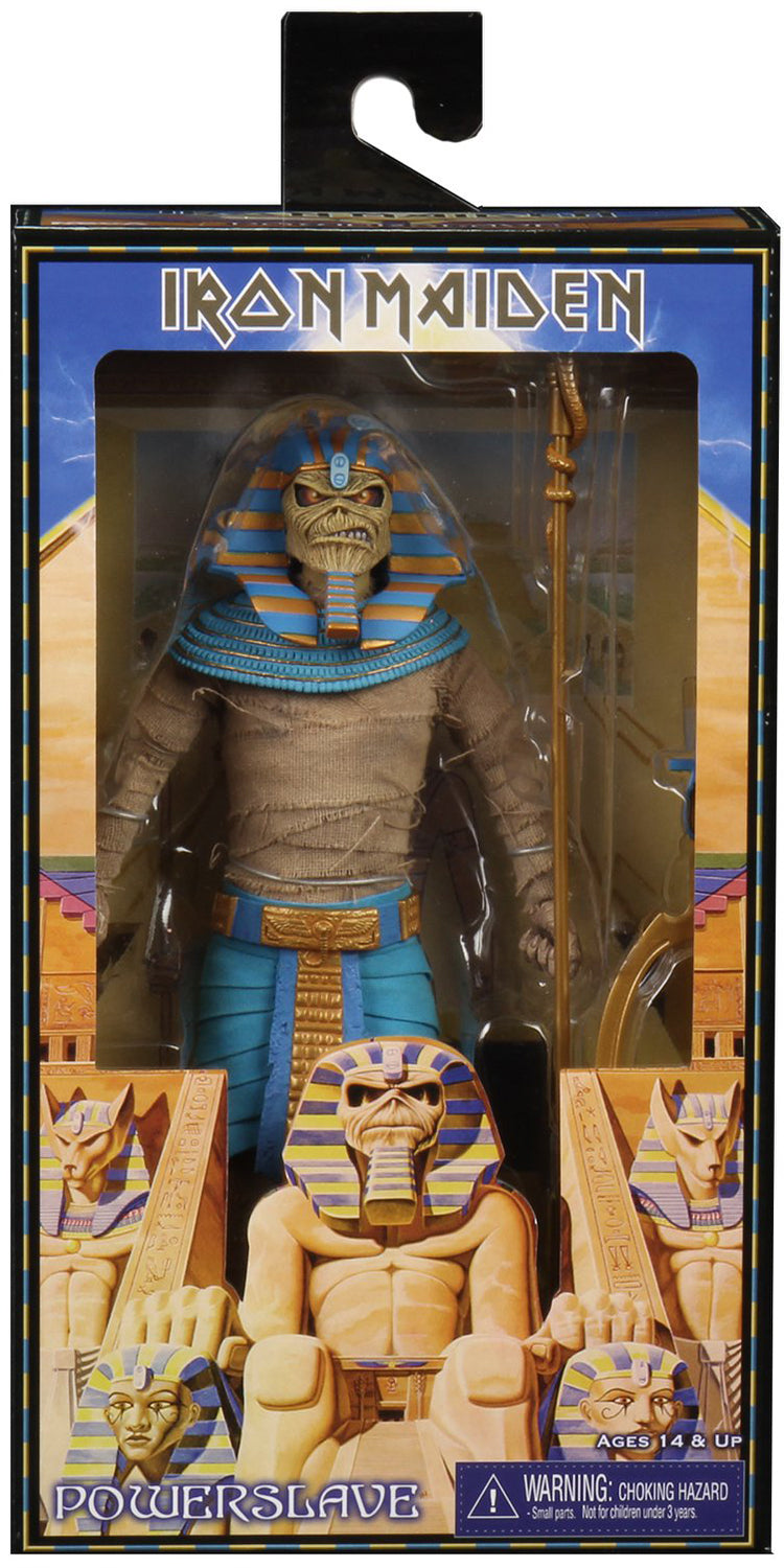 Iron Maiden 8 Inch Action Figure Retro Clothed Series - Pharaoh Eddie