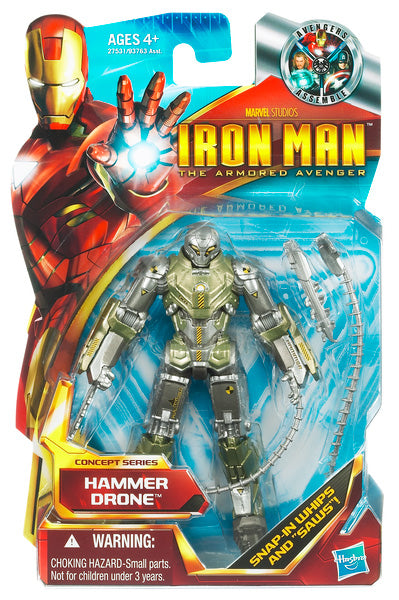 Iron Man The Armored Avenger 3.75 Inch Action Figure (2011 Wave 1) - Hammer Drone #44