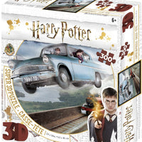 Jigsaw 3D Puzzle Harry Potter 24 Inch by 18 Inch Puzzle 300 Piece - Ford Anglia, Ronald Weasley and Harry Potter