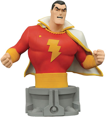 JLA Animated Series 6 Inch Resin Bust - Shazam (Shelf Wear Packaging)