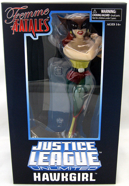 DC Gallery Femme Fatales 9 Inch PVC Statue Justice League Animated Series - Hawkgirl