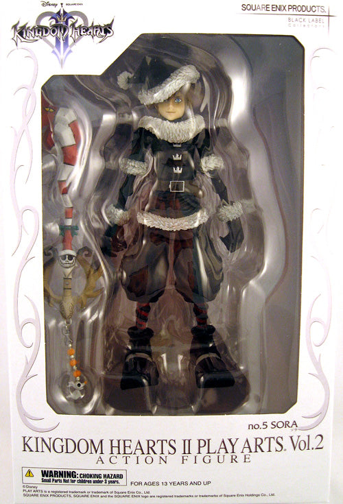 Kingdom Hearts 2 7 Inch Action Figure Play Arts Series Square Enix - Christmastown Sora No.5