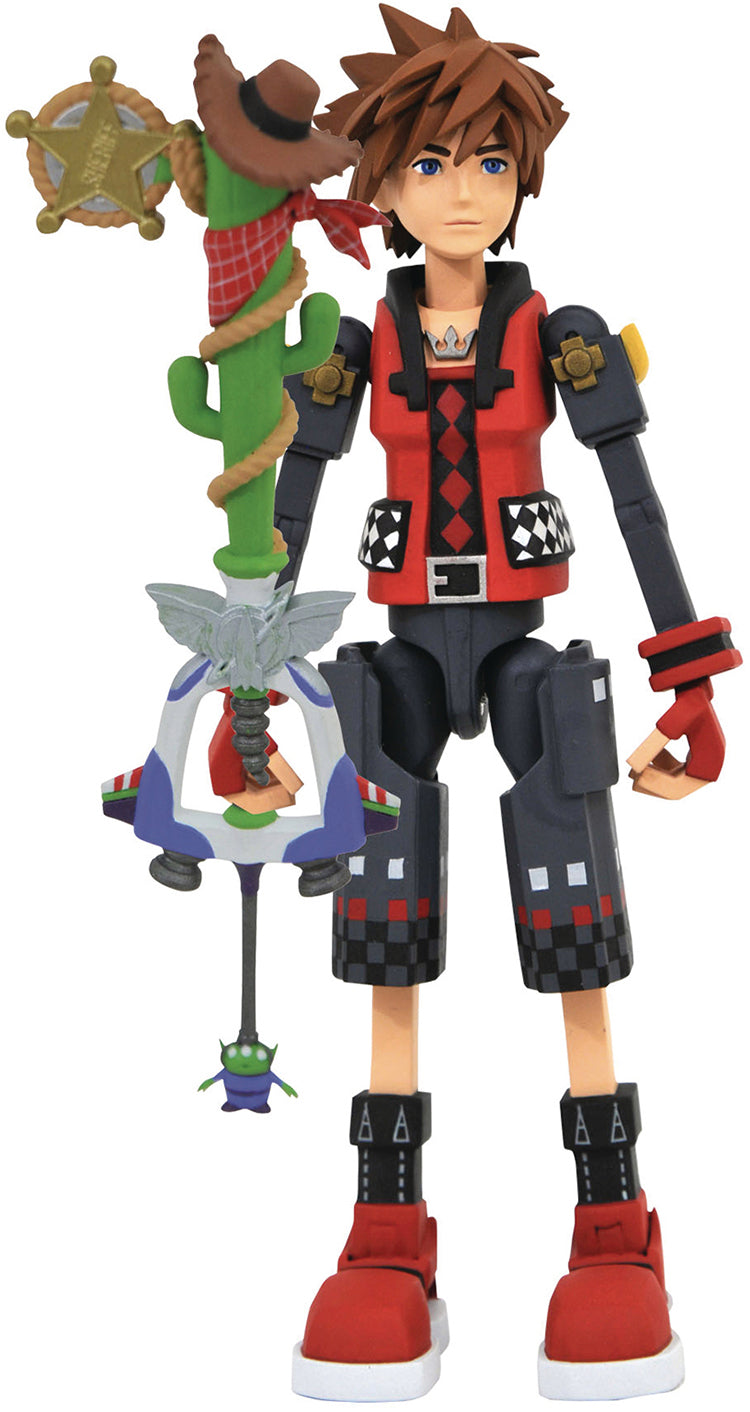 Kingdom Hearts 3 7 Inch Action Figure Select Series - Valor Form Toy Story Sora