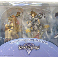 Kingdom Hearts 4 Inch PVC Mini Statue Formation Arts - King Mickey - Roxas - Sora - Riku Box Set