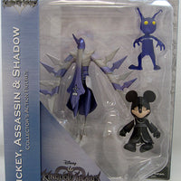 Kingdom Hearts Select 7 Inch Action Figure Series 3 - Black Coat Mickey - Shadow - Assassin