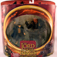 Lord of the Rings Two Towers Action Figures: Merry vs Grishnakh