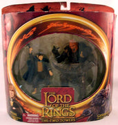 Lord of the Rings Two Towers Action Figures: Merry vs Grishnakh