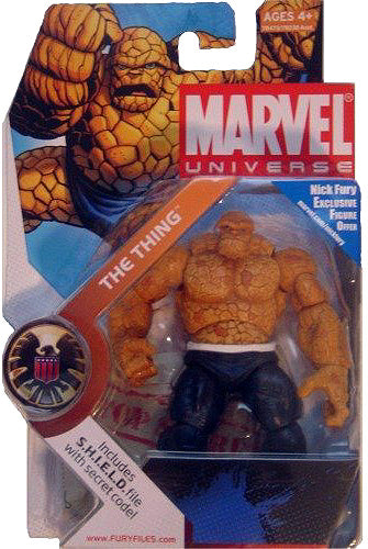 Marvel Universe Action Figure (2009 Wave 3): Thing #19 (Dark Blue Pants)