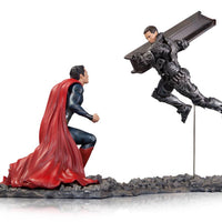 Man Of Steel 6 Inch Statue Figure - Superman vs Zod 1:12 Scale (Sub-Standard Previously Opened Packaging)