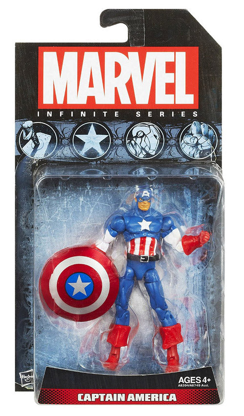 Marvel Avengers Universe Infinite 3.75 Inch Action Figure Series 1 - Captain America (Sub-Standard Packaging)