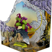 Marvel Collectible 7 Inch Statue Figure 1/10 Scale Posed Scene - Green Goblin (The Amazing Spider-Man #312) Platinum