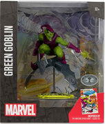 Marvel Collectible 7 Inch Statue Figure 1/10 Scale Posed Scene - Green Goblin (The Amazing Spider-Man #312) Platinum