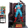 Marvel Collectible 12 Inch Statue Figure 1/6 Sale Posed Scene - Captain America (The Amazing Spider-Man #323)