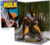 Marvel Collectible 12 Inch Statue Figure 1/6 Scale Posed Scene - Wolverine (The Incredible Hulk #340)