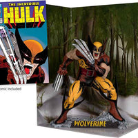 Marvel Collectible 12 Inch Statue Figure 1/6 Scale Posed Scene - Wolverine (The Incredible Hulk #340)