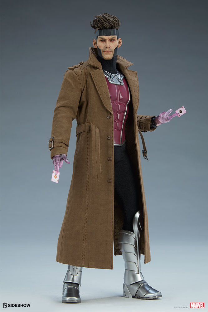 Marvel Collectible X-Men 12 Inch Action Figure 1/6 Scale - Gambit Deluxe Sideshow 100439