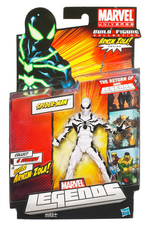 Marvel Legends 6 Inch Action Figure Arnim Zola Series - Future Foundation Spider-Man (White)