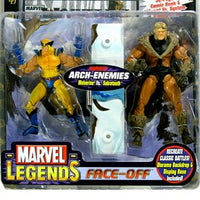 Marvel Legends Action Figures Face Off Twin Packs Series 2: Sabretooth vs. Wolverine